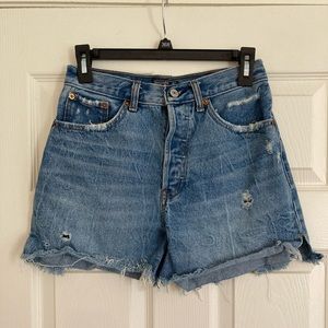 Abercrombie 4 Inch High Rise Shorts